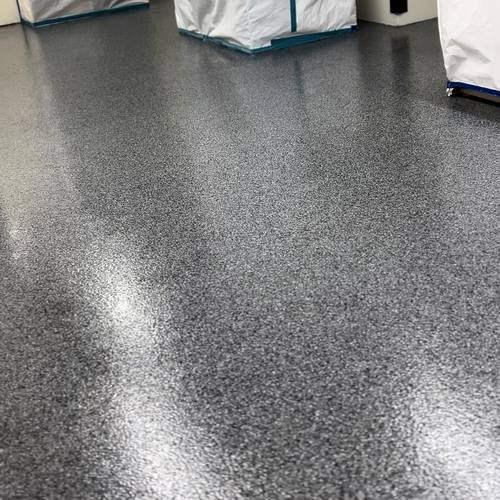 Houston Methodist project — Utility area — chemical-resistant surface
